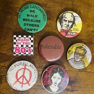 Vintage 90s Pinback Button Lot| Pin Collection